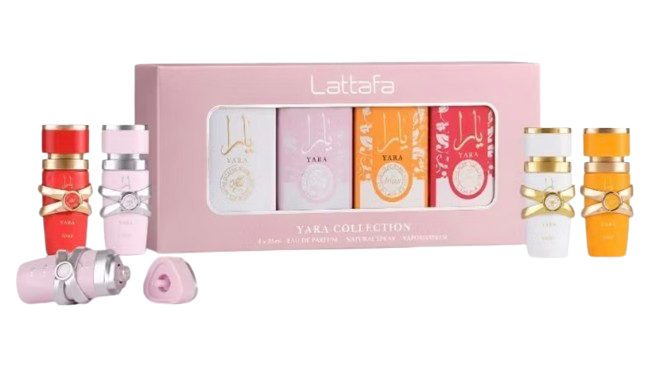 Perfume Kit 4 Yaras Lattafa 5 ML da Lattafa
